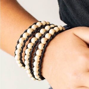 Pine Paradise - White Bracelet
